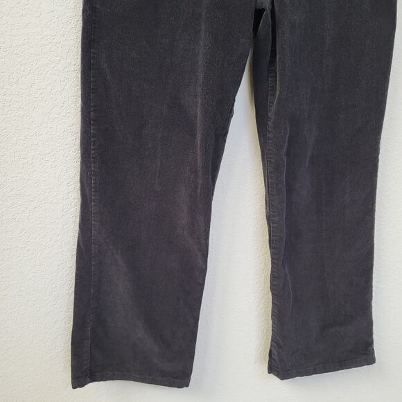 Corduroy Pants Gloria Vanderbilt Womens 16P Petite Stretch Black Fall Winter - Picture 8 of 10